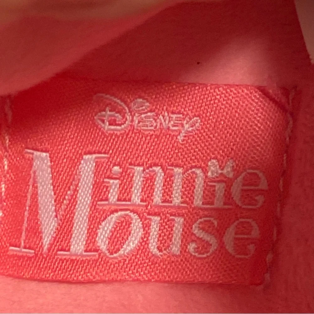 Minnie Mouse Slippers Girls‎ Size 11-12 Pink Slip On New
